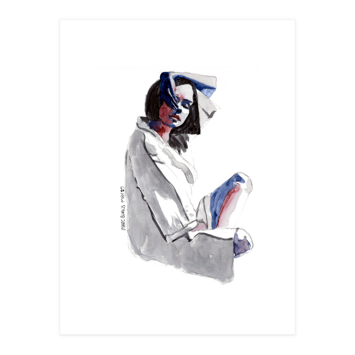 Untitled #24 - Woman in white (Print Only)