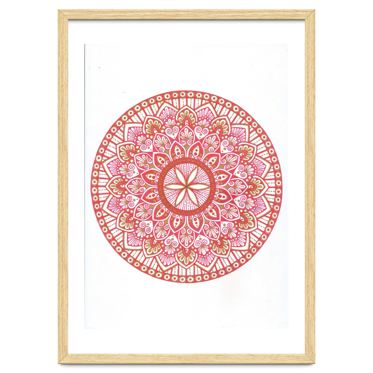 Red & Gold Mandala