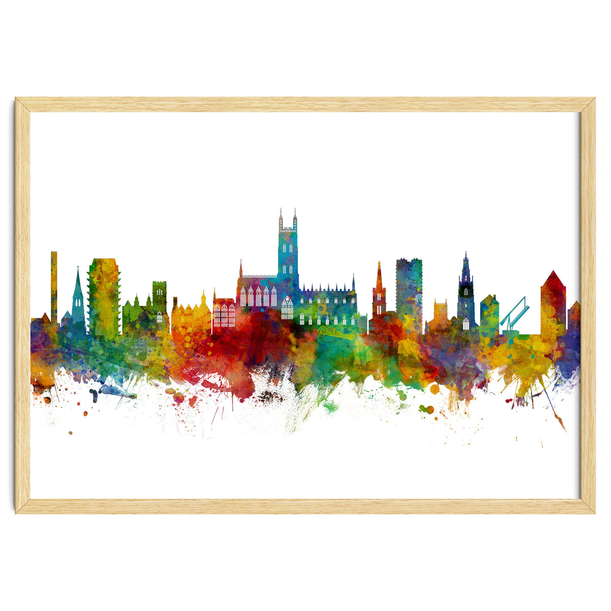 Gloucester England Skyline