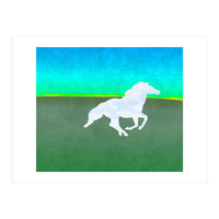 The flight of the enchanted horse (Print Only)