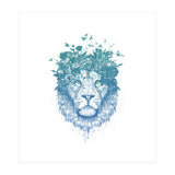 Floral Lion (Print Only) thumbnail