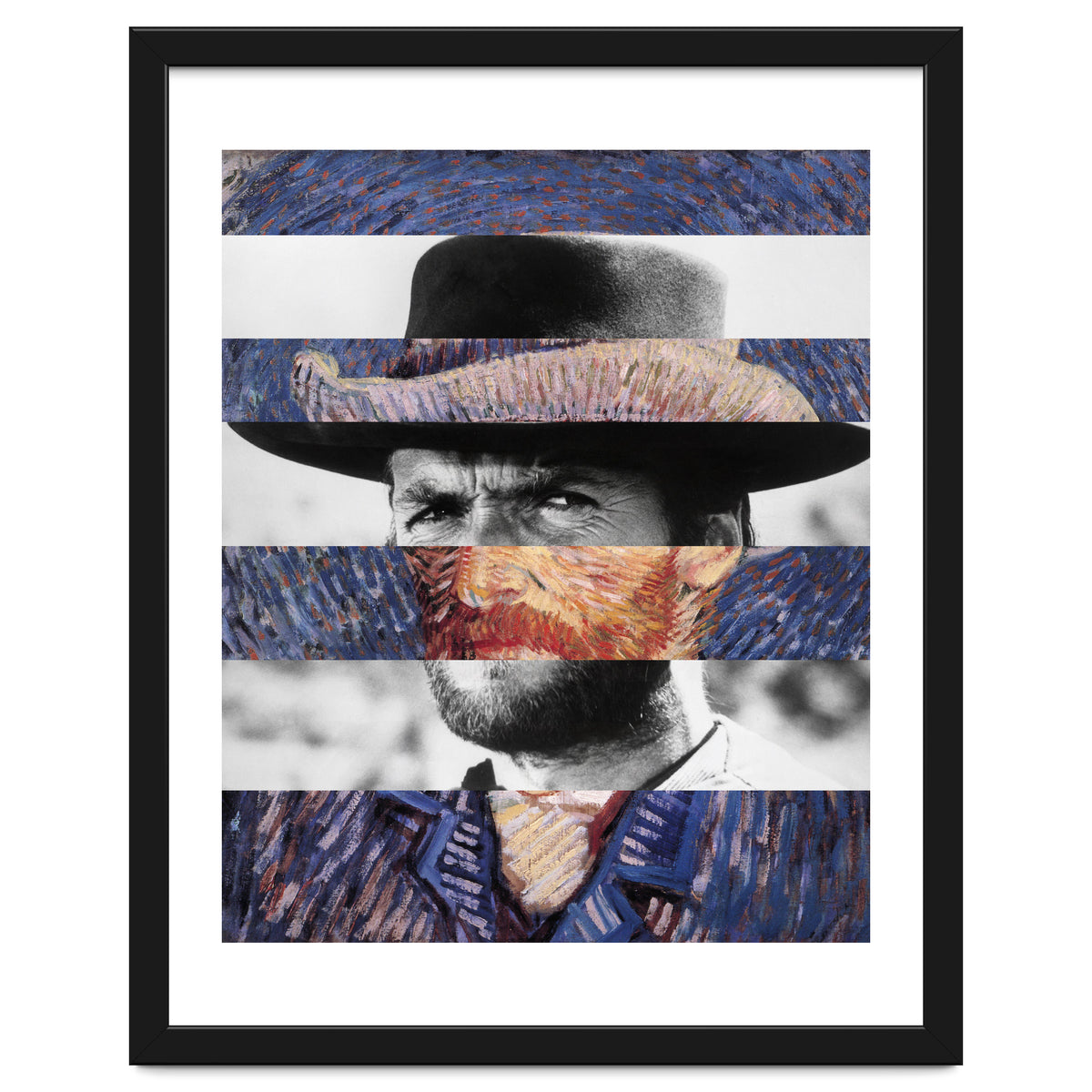 Van Gogh's Self Portrait & Clint Eastwood