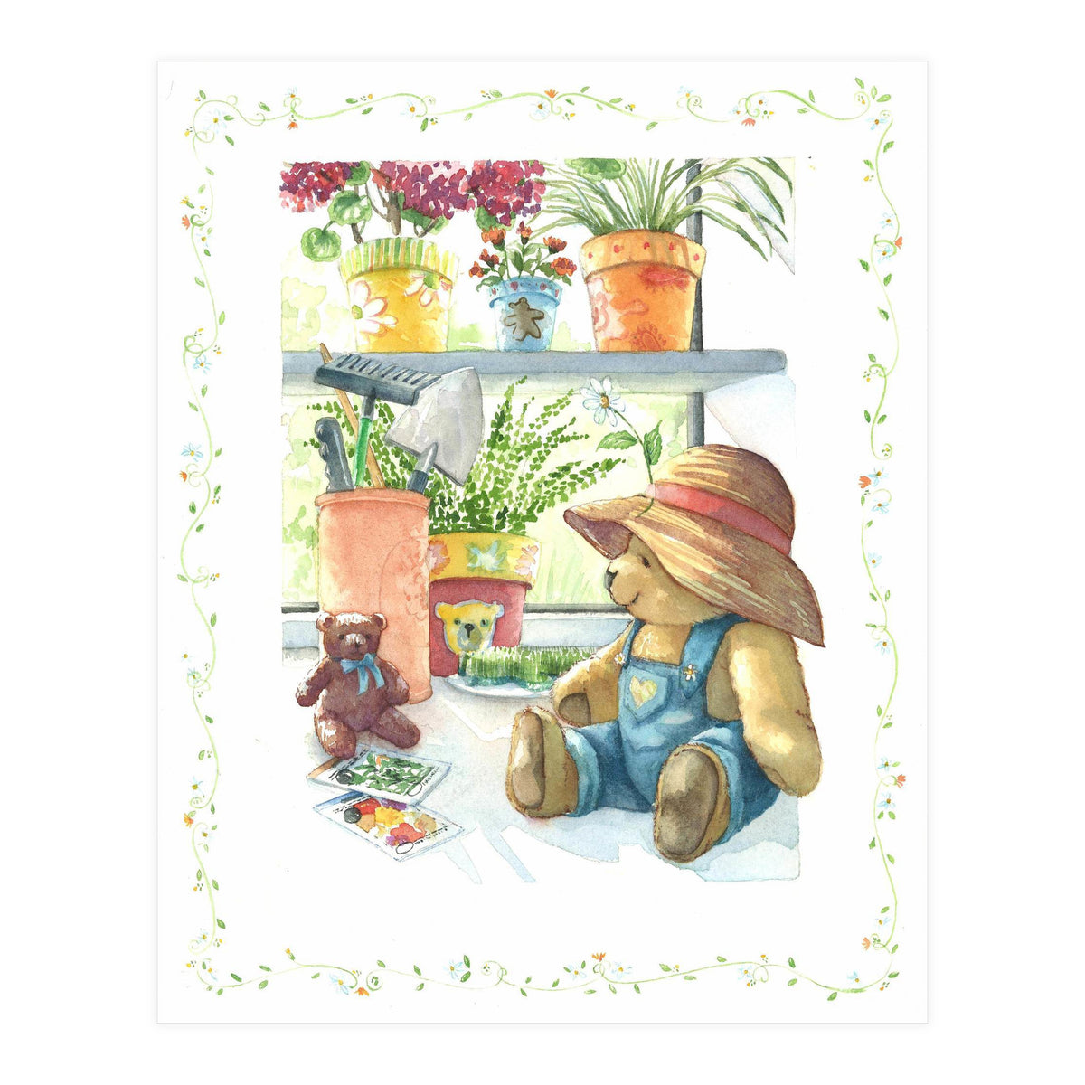 Garden Bear (Print Only)