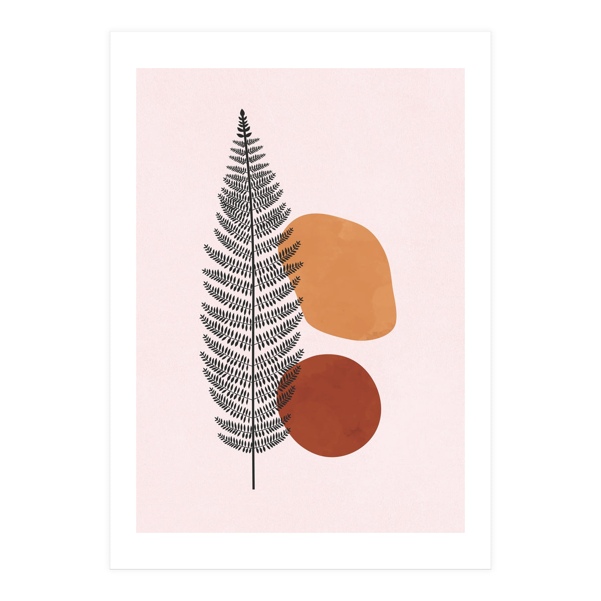 Fern Botanical Nordic Scandinavian Modern (Print Only)