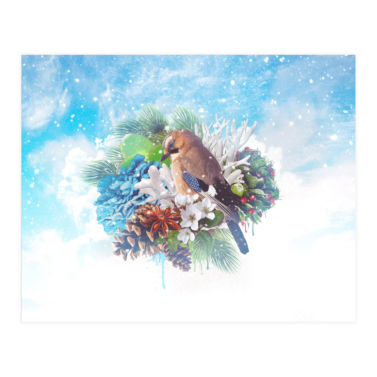 Floral Winter Magic (Print Only)