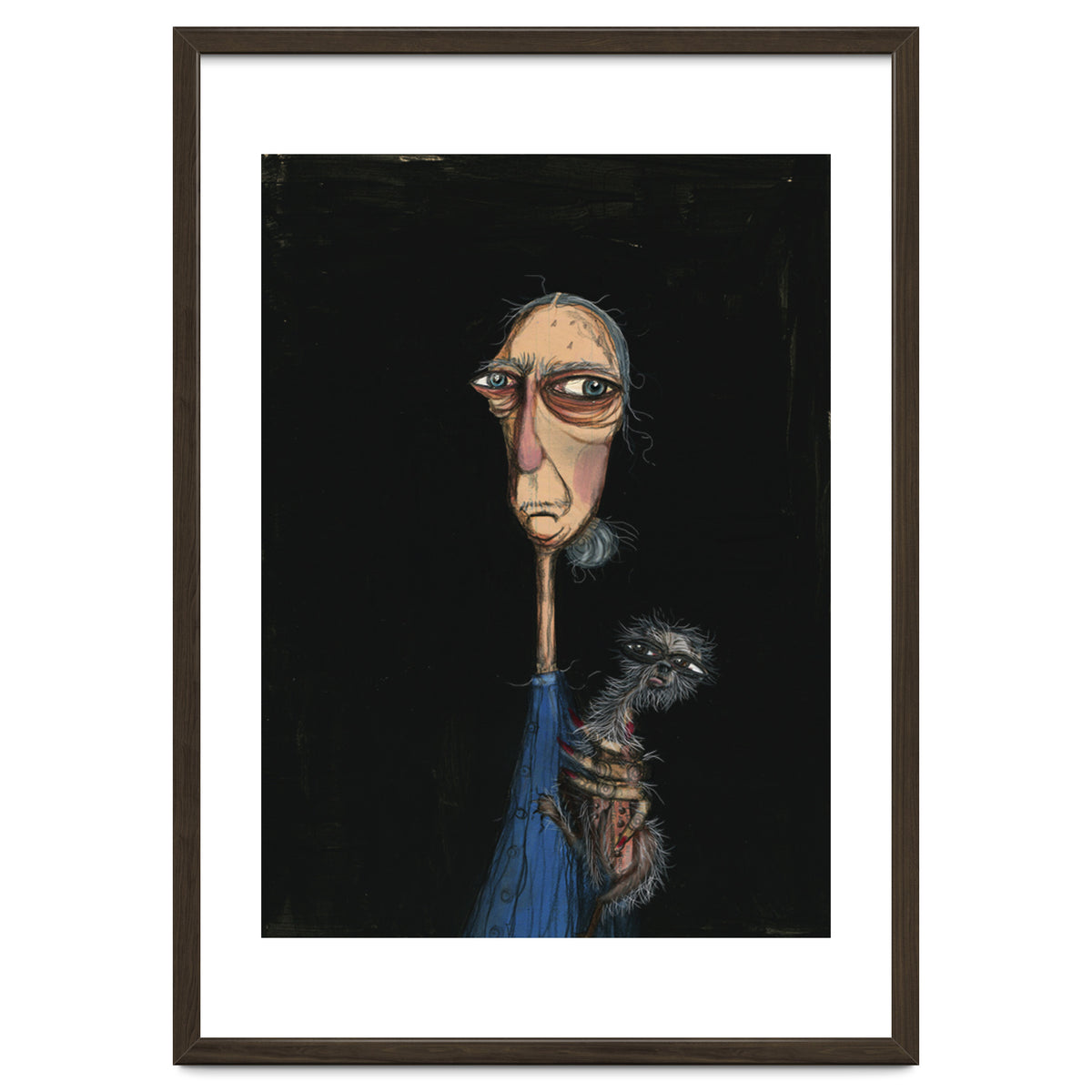 Woman Holding A Chihuahua