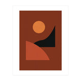 Abstract Geometrical Terracota Earthy Tones (Print Only) thumbnail