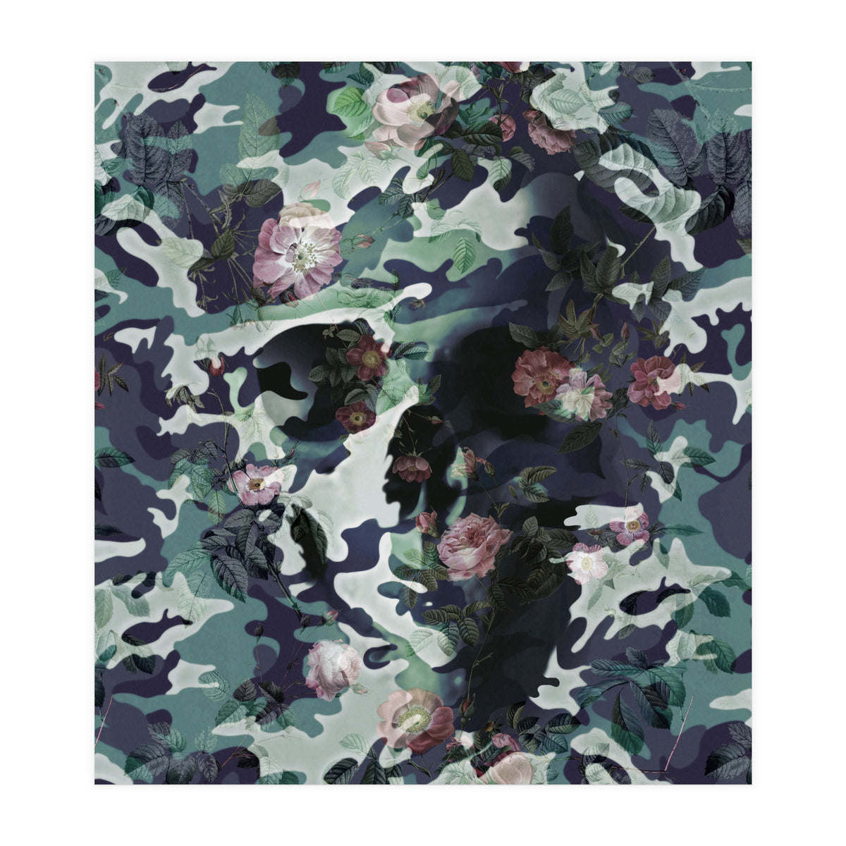 Camo Skull (Print Only)