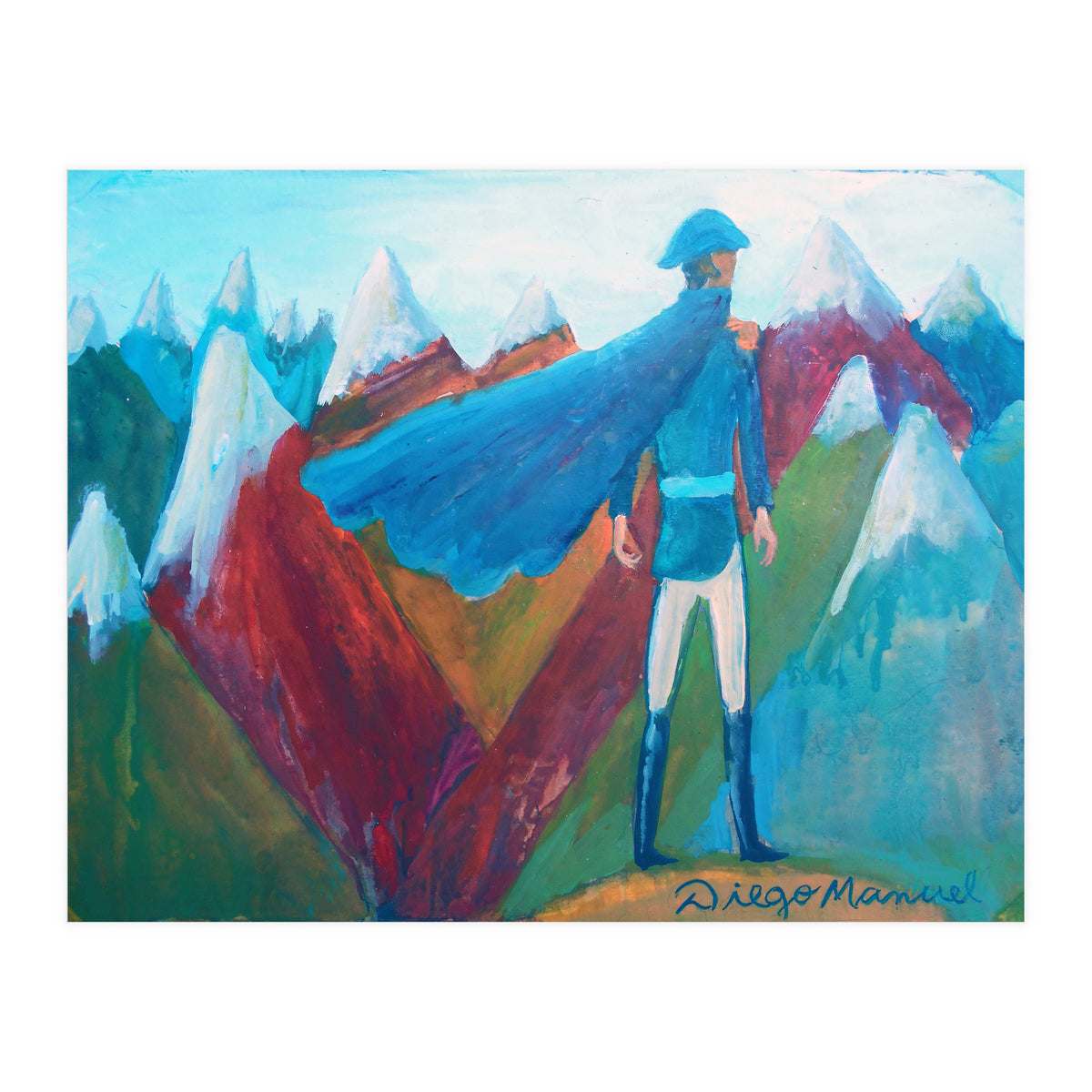 San Martin Cruzando Los Andes 5 (Print Only)