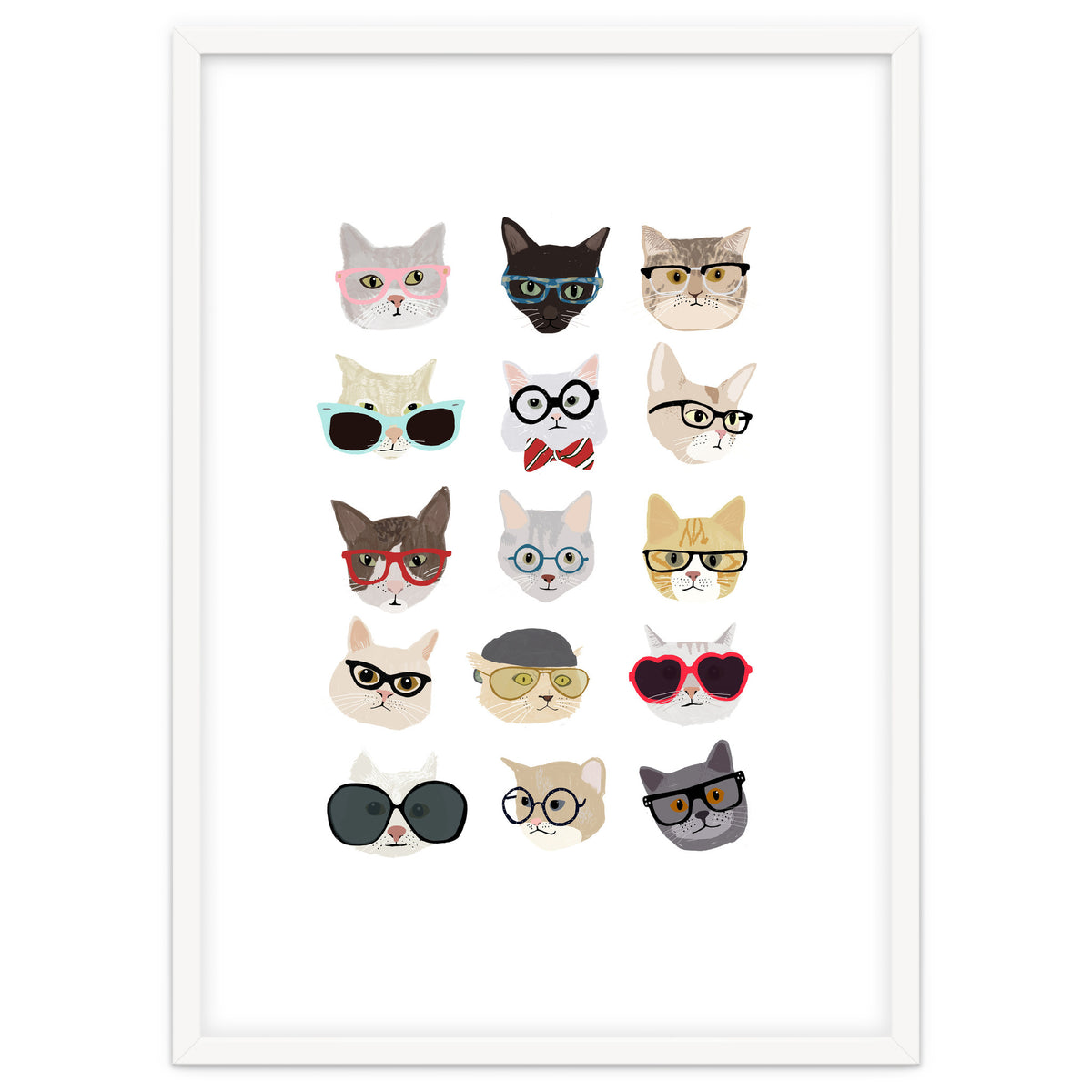 Cats in Glasses
