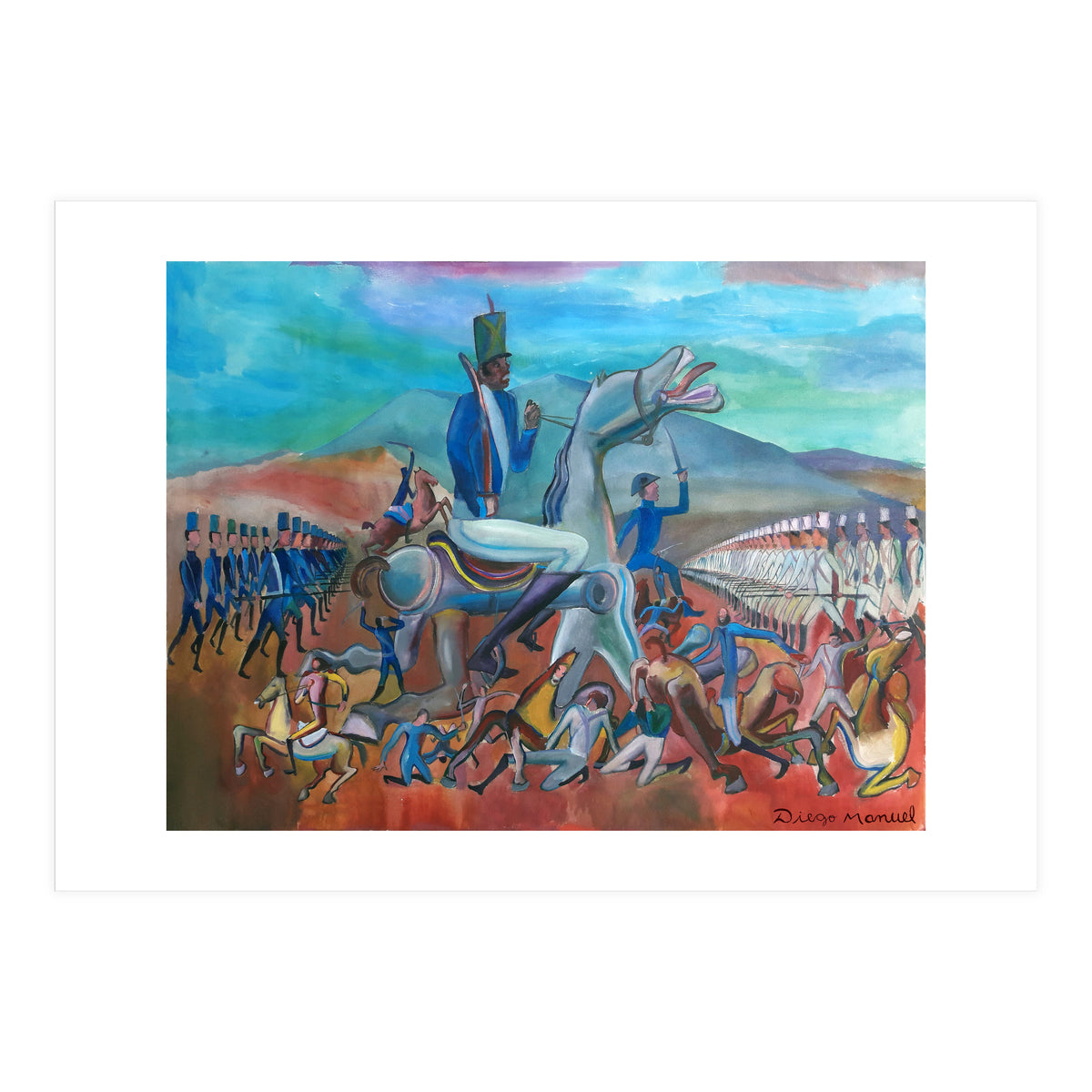 Batalla De Chacabuco C (Print Only)