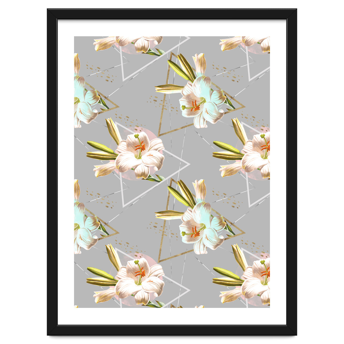 Botanical blooming with geometric 02