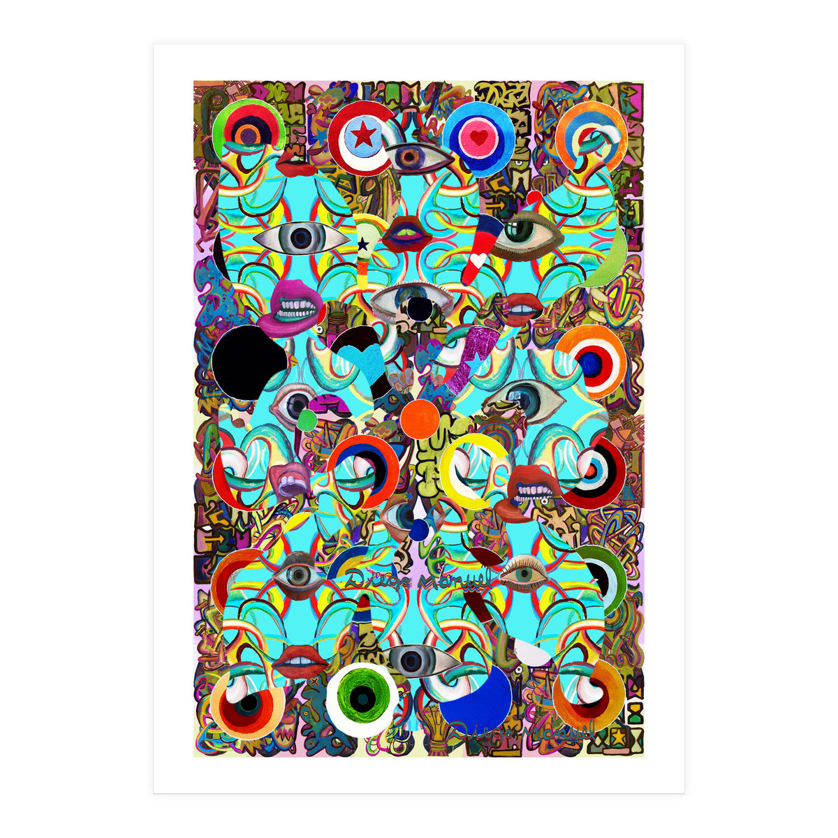 Fuego Y Graffiti 77 (Print Only)