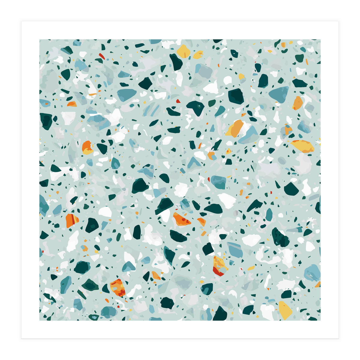 Mint Terrazzo (Print Only)