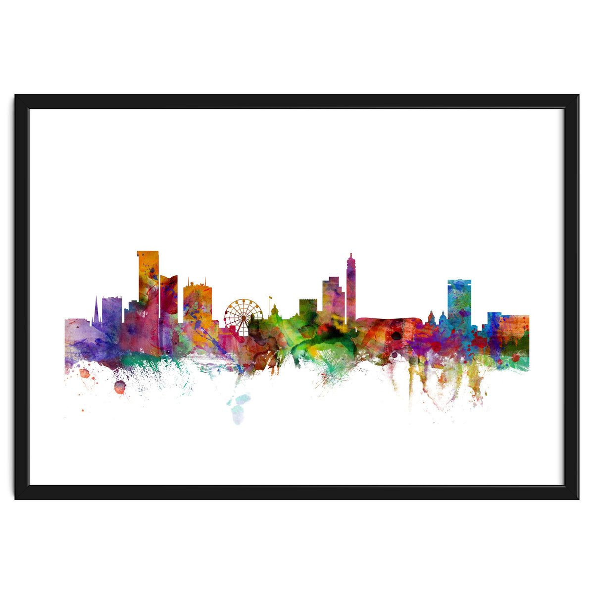 Birmingham England Skyline