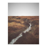 Bleak winter landscape of Saddleworth Moor  (Print Only) thumbnail