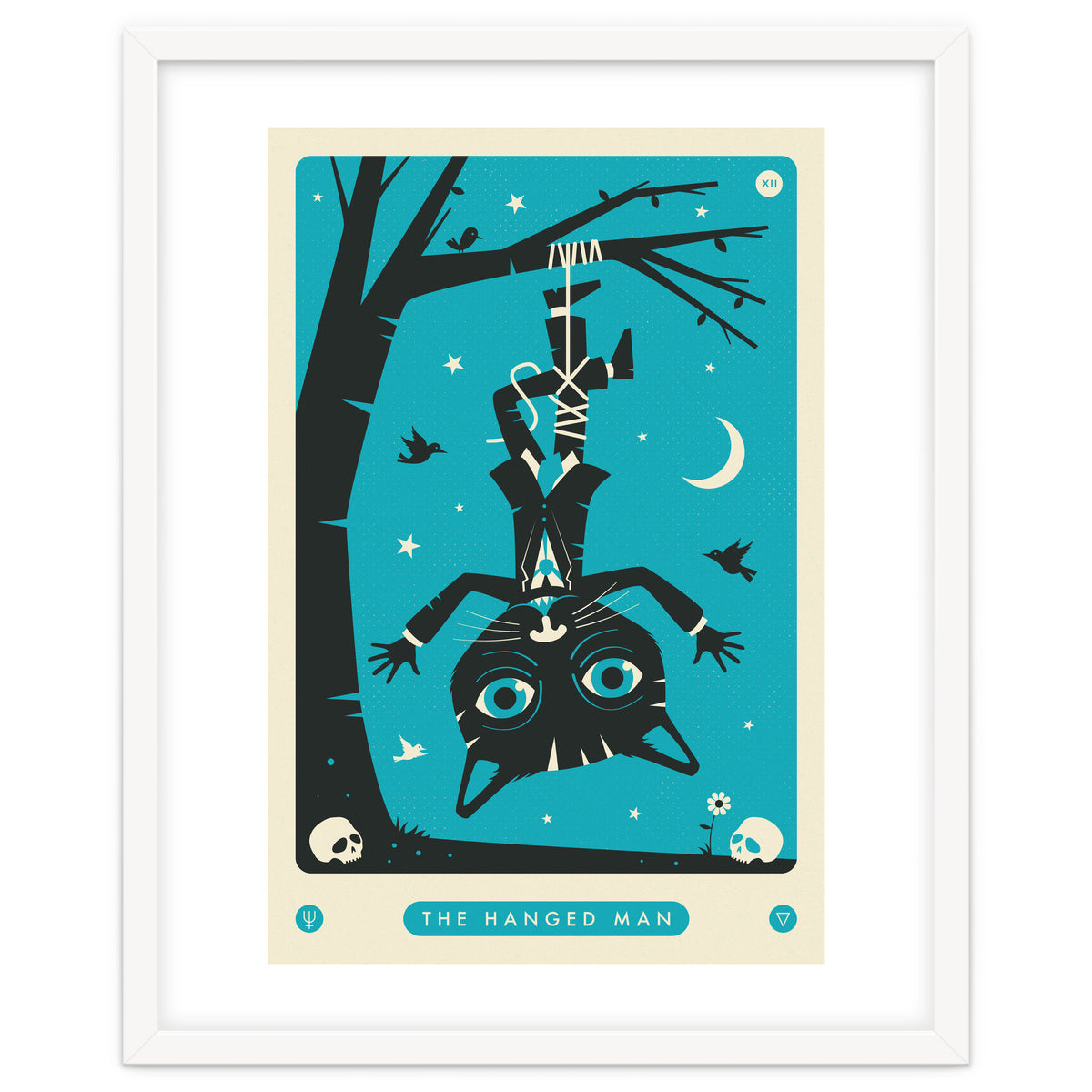 TAROT CARD CAT: THE HANGED MAN