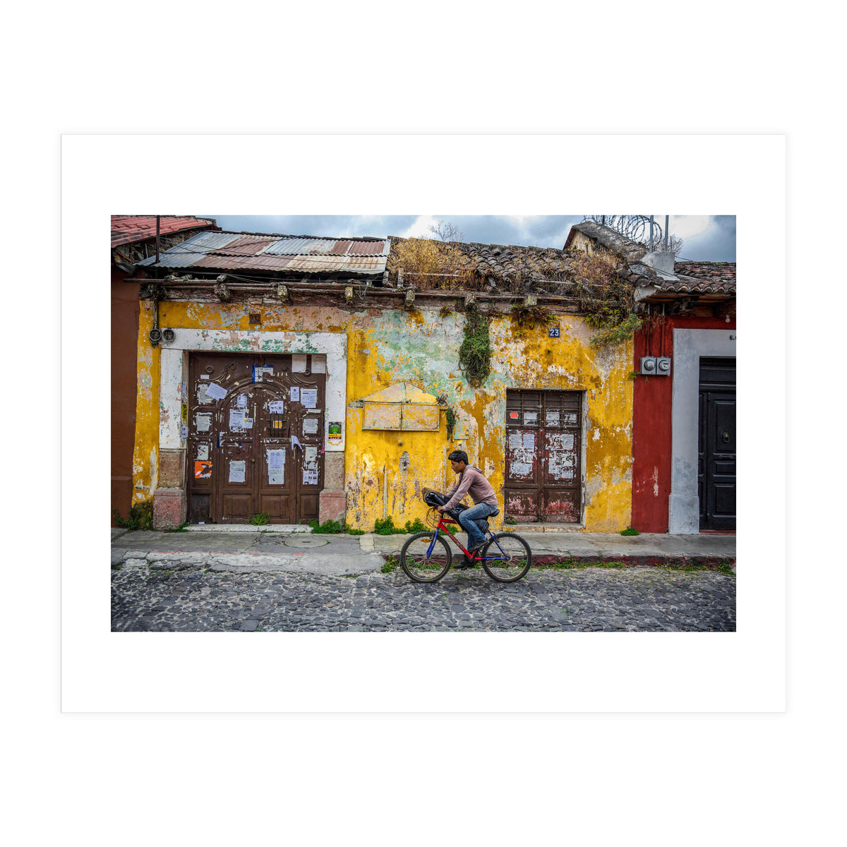 Antigua by bicycle (Print Only)
