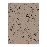 Black Paint Splatter on Dark Beige Background (Print Only) thumbnail