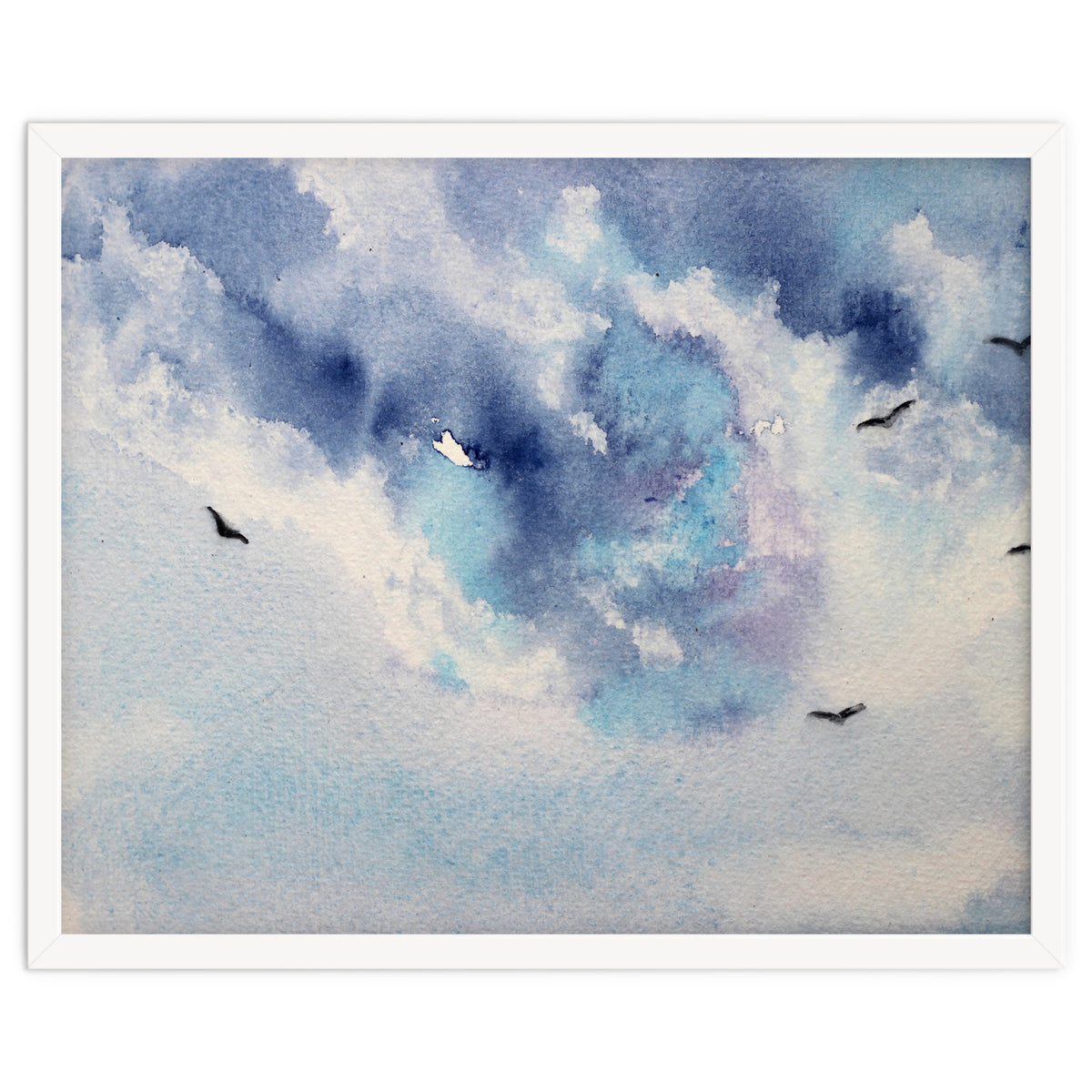 Dramatic sky || watercolor