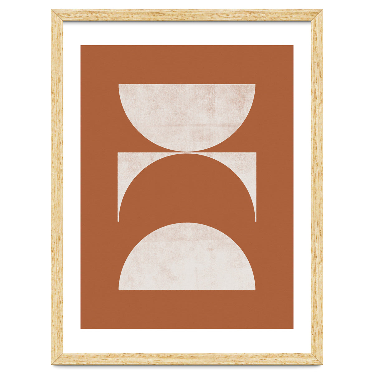 Mid-Century Modern No.21 - Woodblock Print