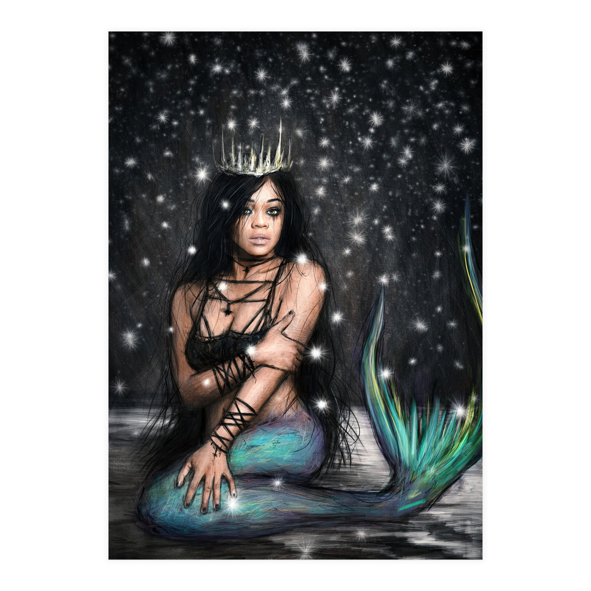 Shore At Midnight (Print Only)