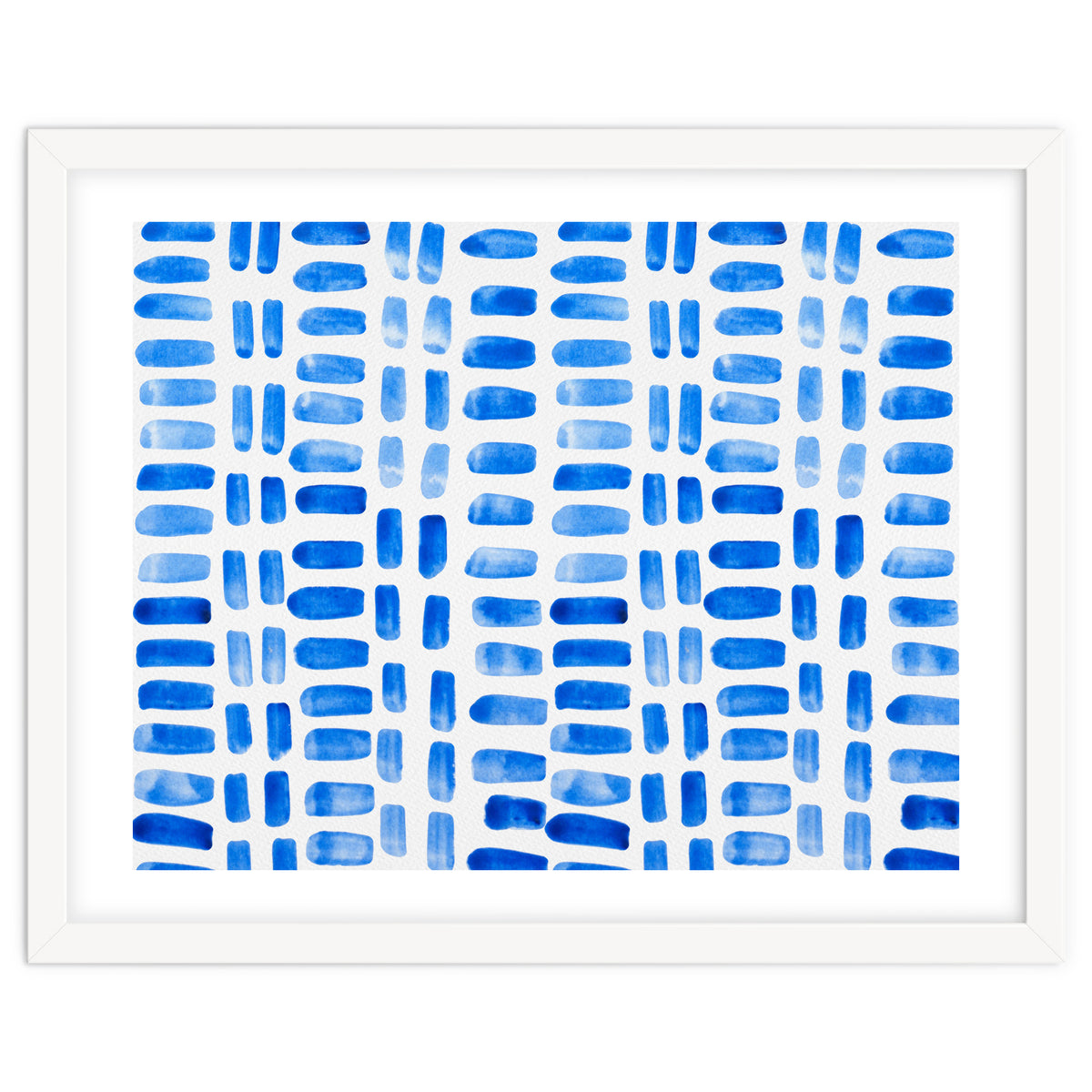 Blue abstract rectangles