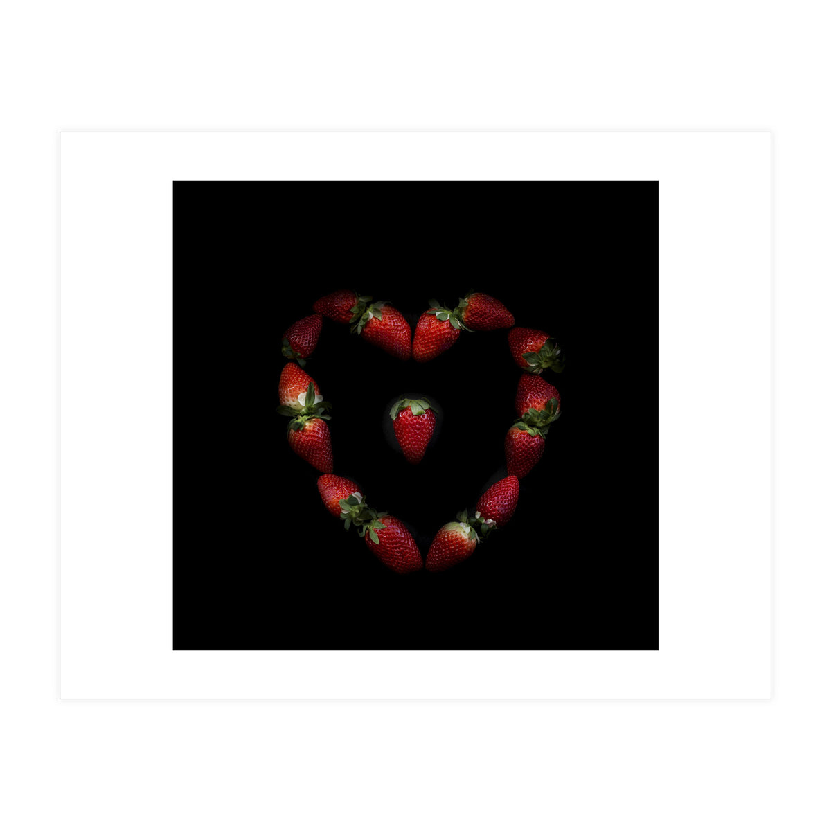 Heart of strawberries (Print Only)