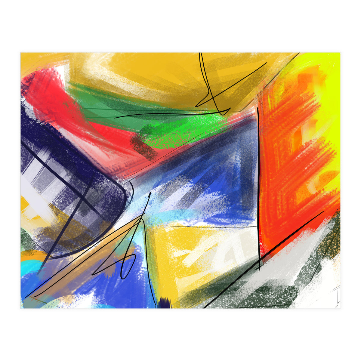 Colored Brushes (Print Only)