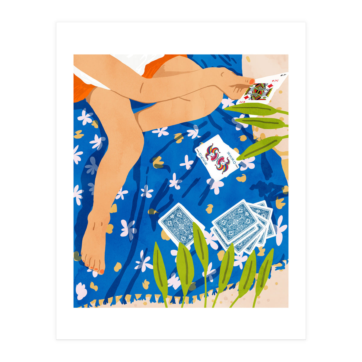 The Hand You Are Dealt Is Determinism, The Way You Play It Is Free Will (Print Only)