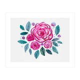 Watercolor rose bouquet (Print Only) thumbnail