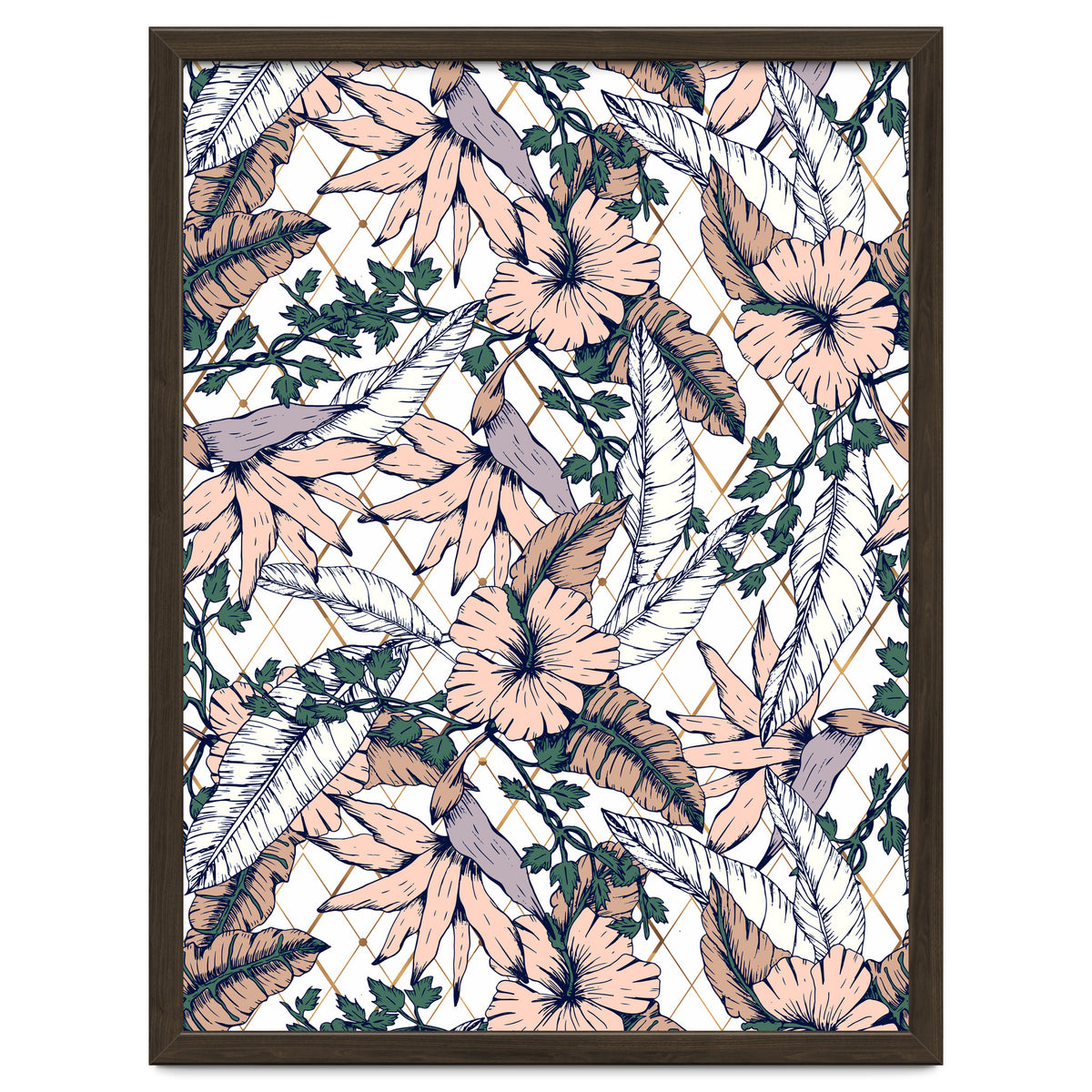 Exotic flowering and pattern geometric