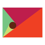 Geometric Shapes No. 25 - orange, mint & purple (Print Only) thumbnail