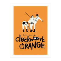 A Clockwork Orange movie poster (Print Only)