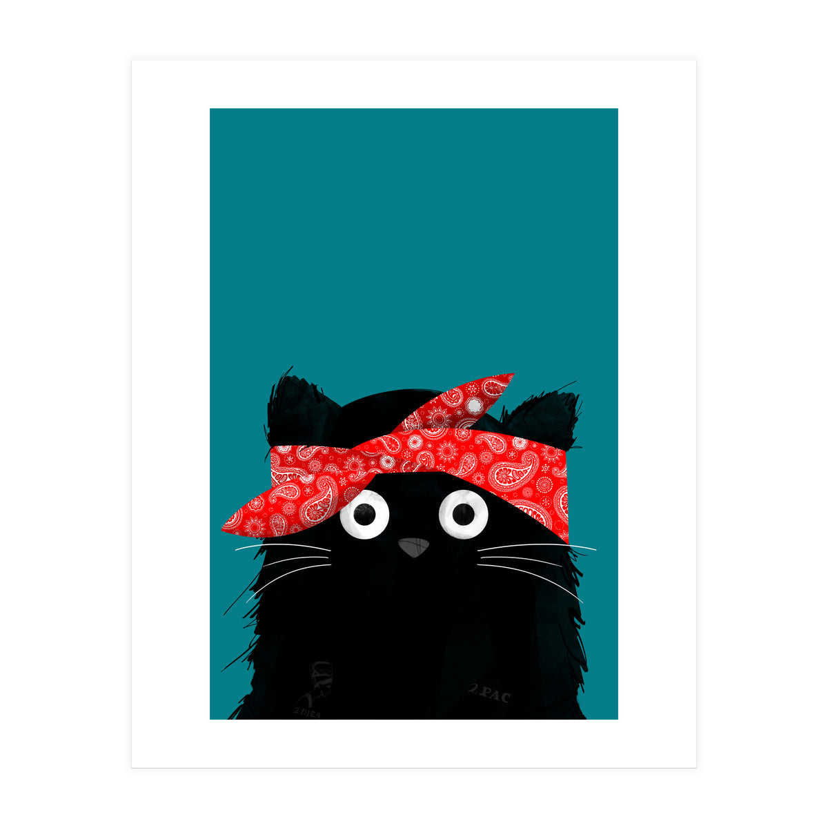 Doozal Cat Tupac (Print Only)
