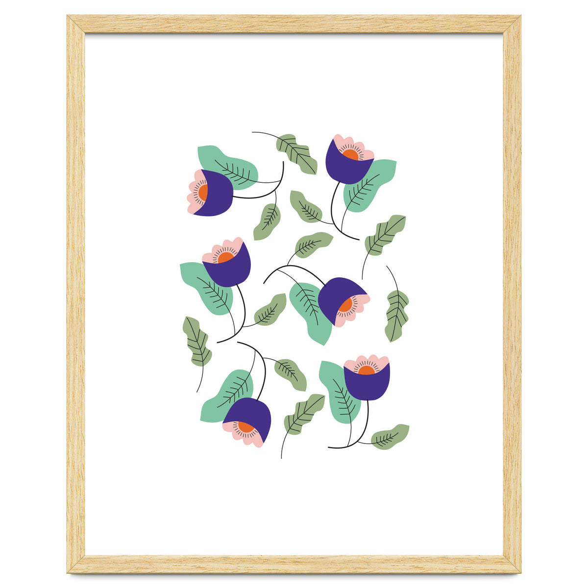 Shine And Rise Flowers Rgb