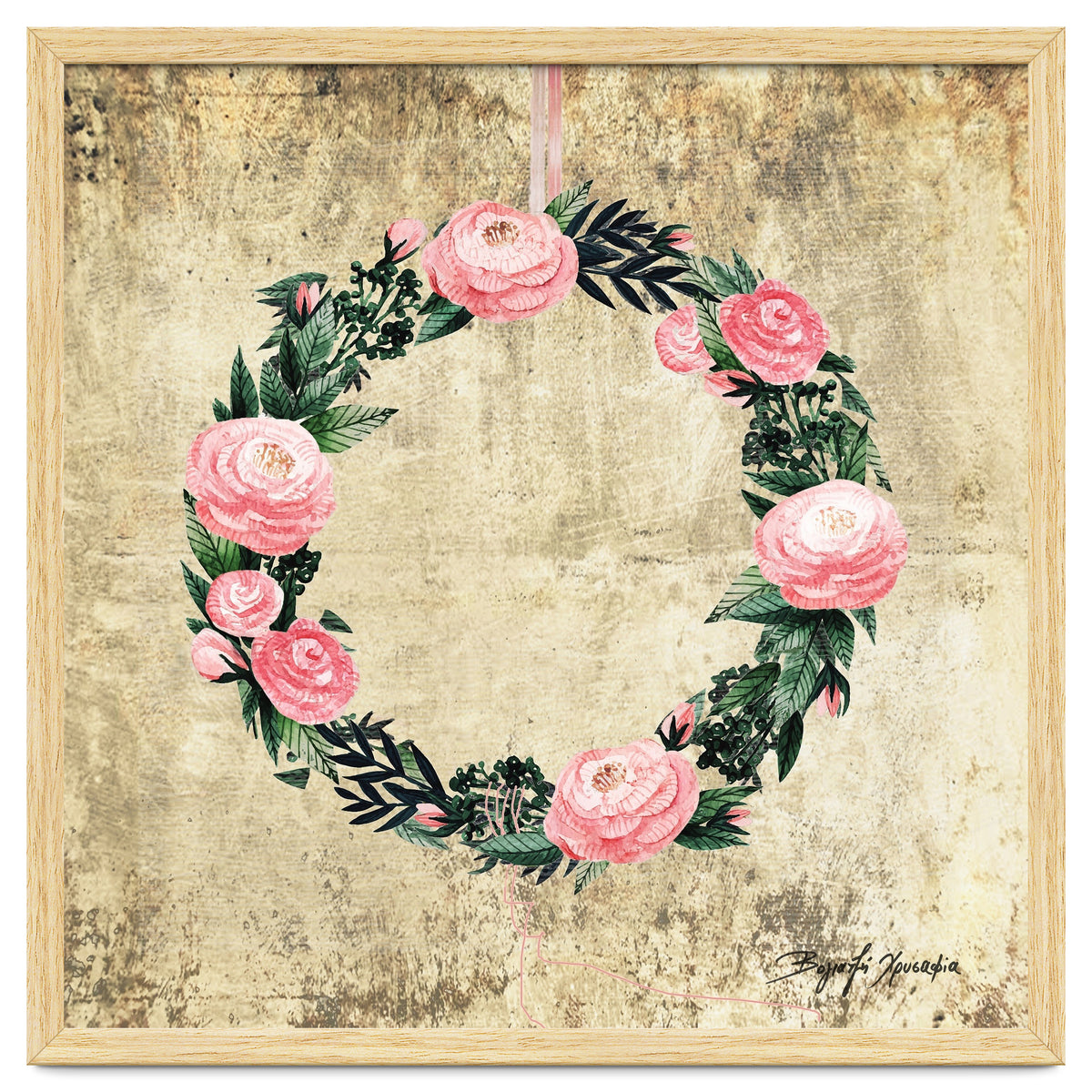 Wreath #Rose Flowers #Royal collection