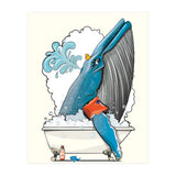 Blue Whale in the Bath (Print Only) thumbnail