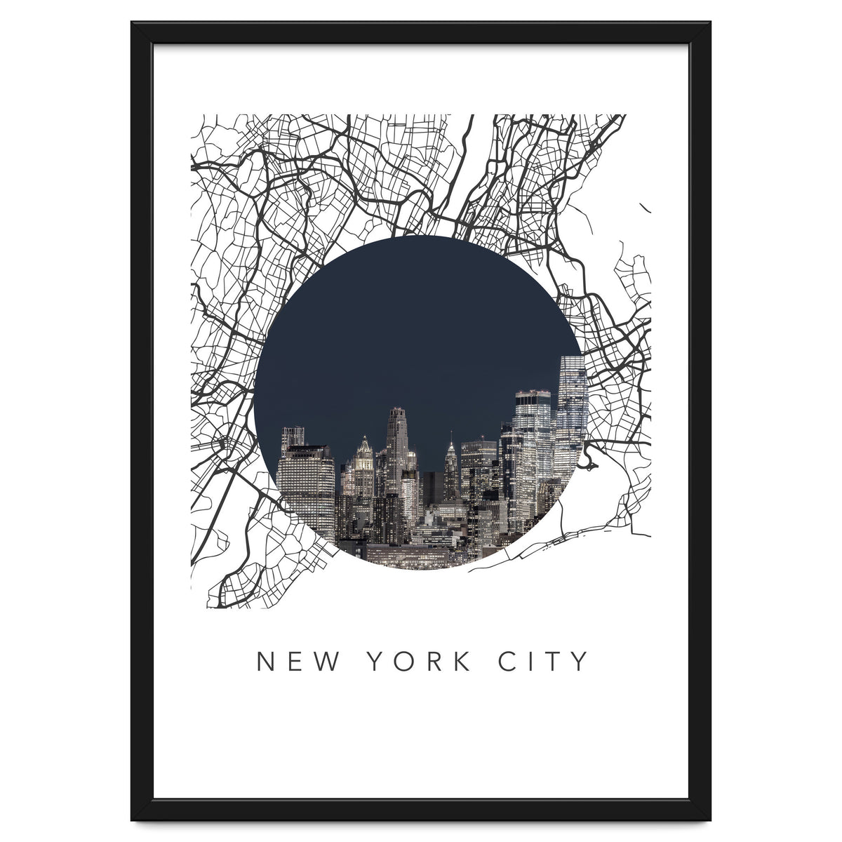 New York City Streets Collage