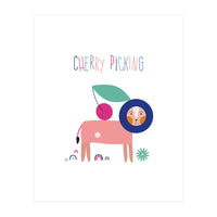 Kids Cherry Picking Rgb (Print Only)