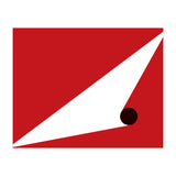 Geometric Shapes No. 71 - red, white & black (Print Only) thumbnail