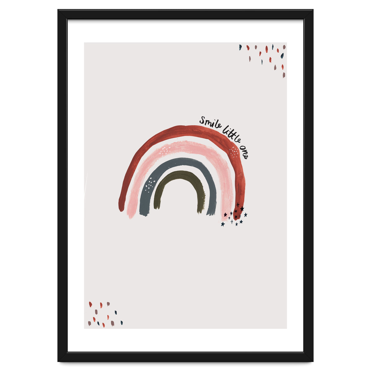 Smile Little One Rainbow Portrait