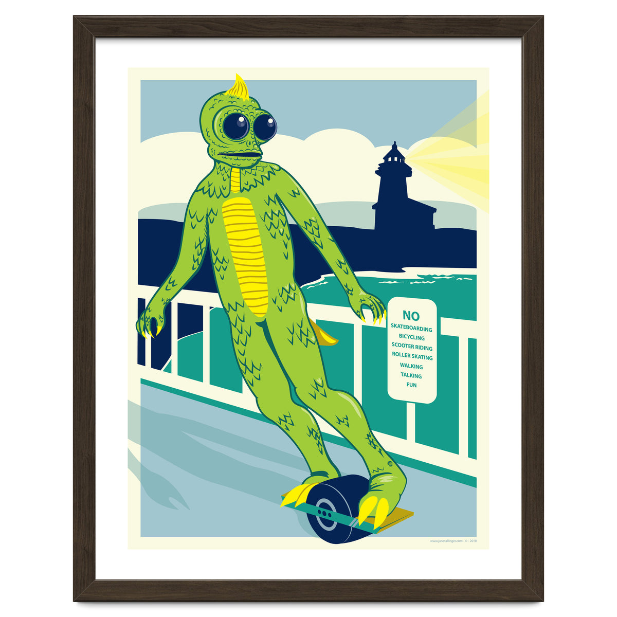 Sleezstak riding One Wheel