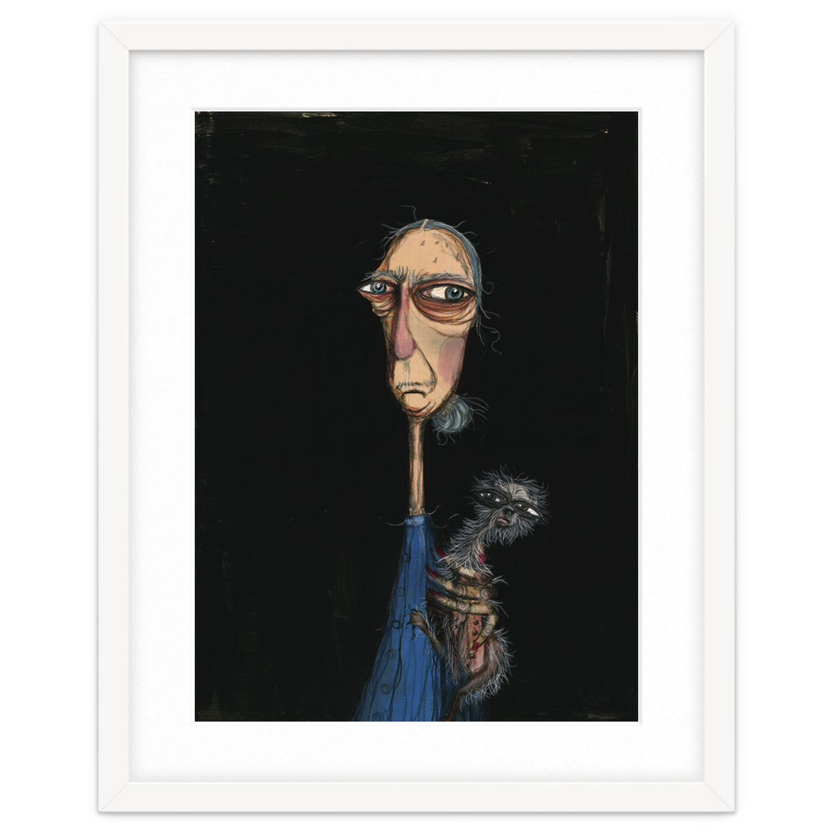 Woman Holding A Chihuahua