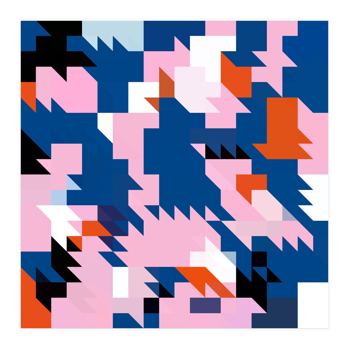 Pink and Blue (Print Only)