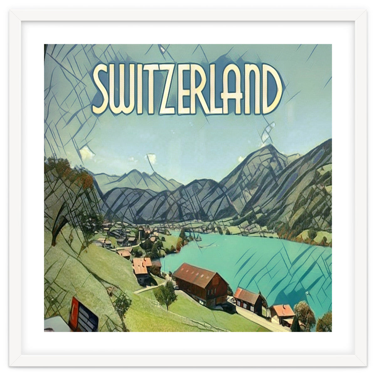 Lake Lungern, Switzerland.