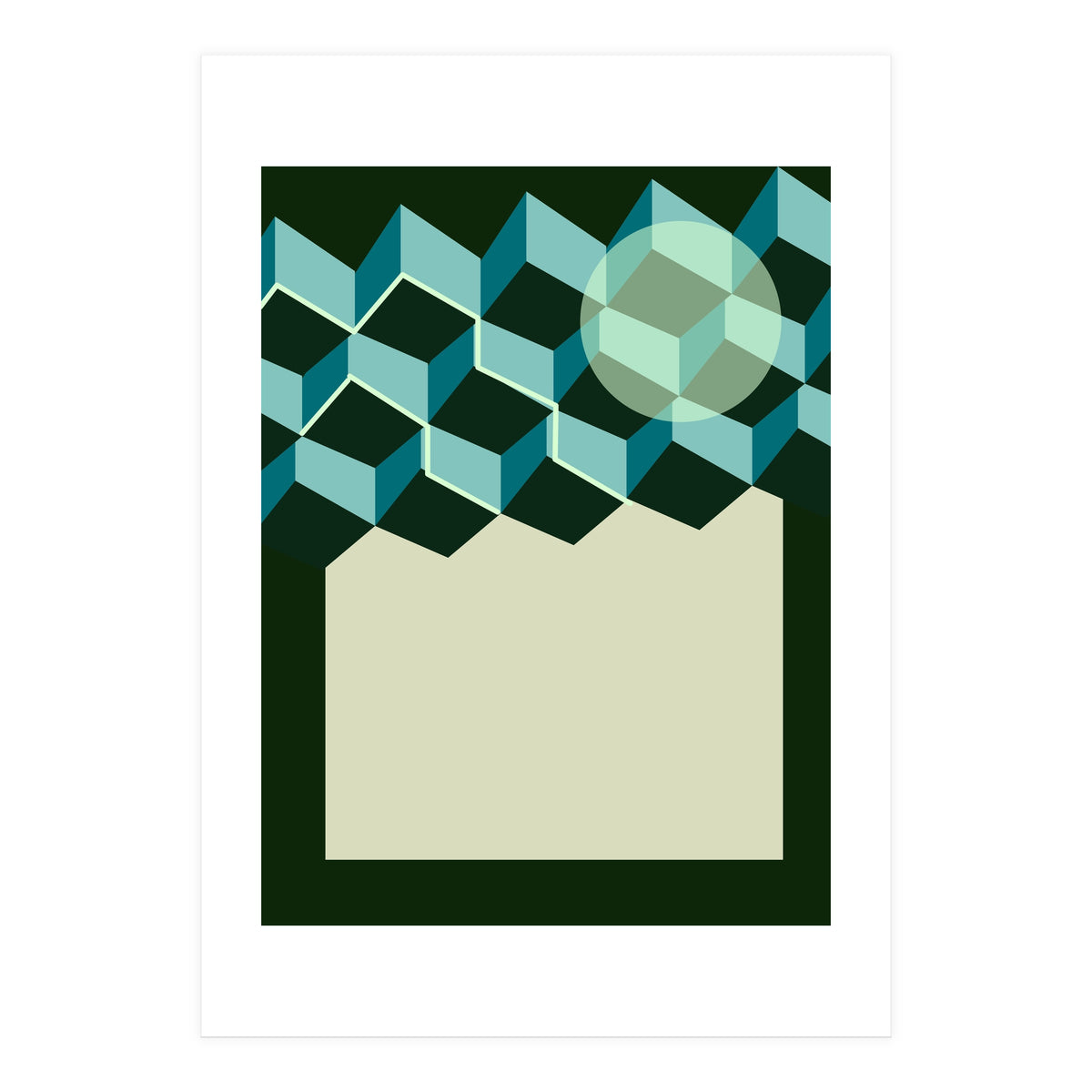 Aurora In The Mountains (Print Only)