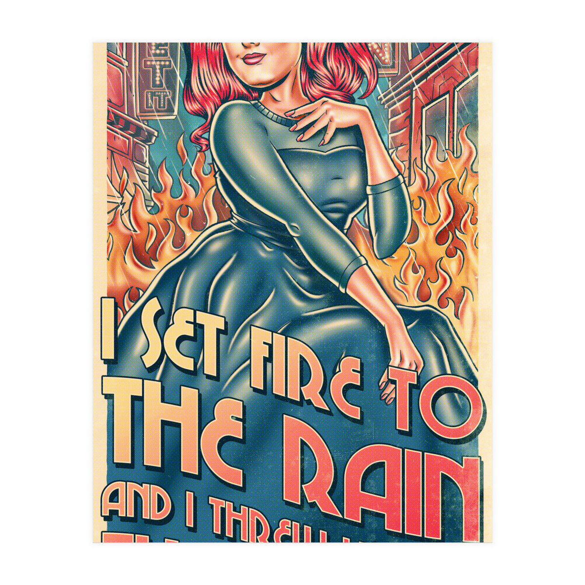 Set Fire To The Rain (Print Only)