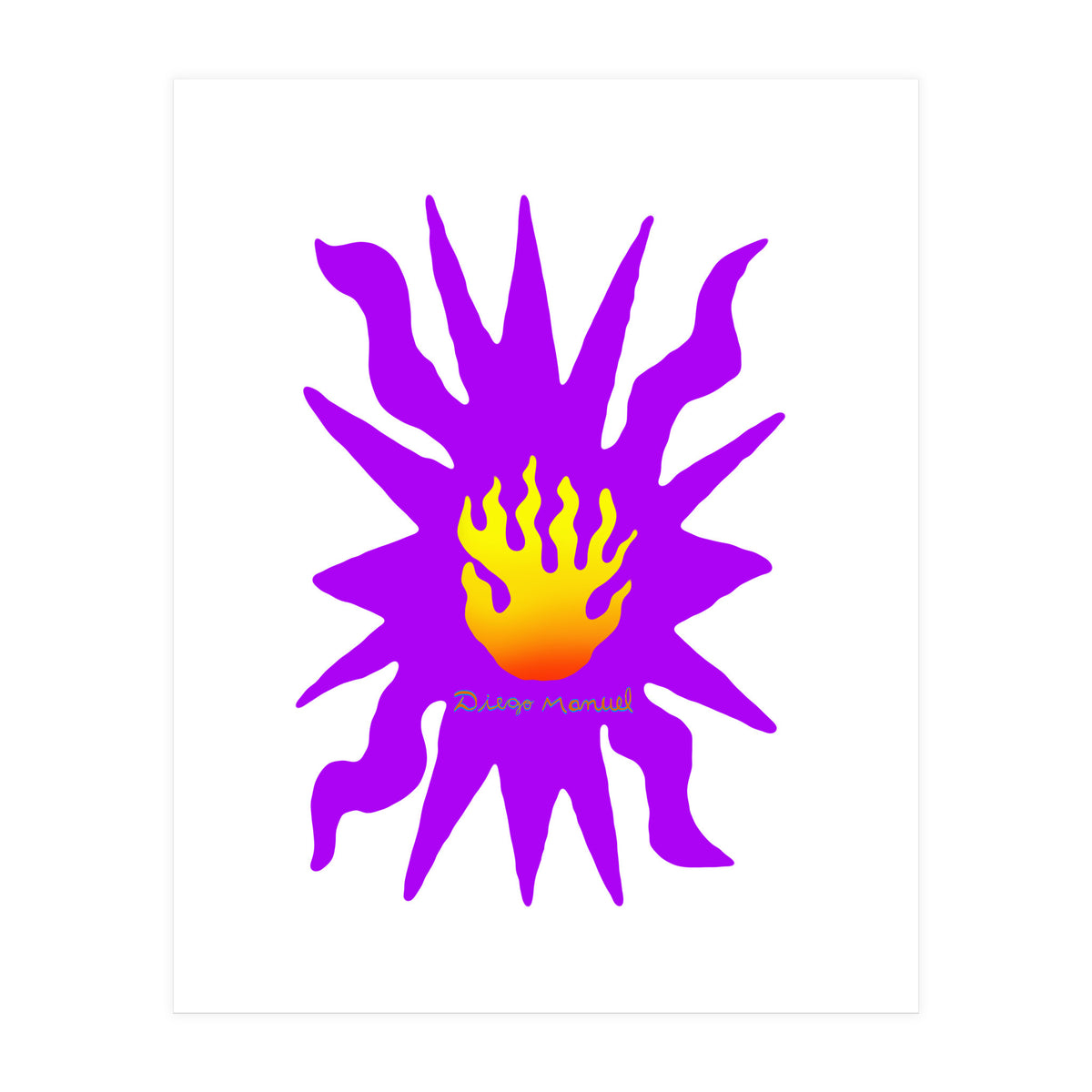 Fuego 39 Copia (Print Only)