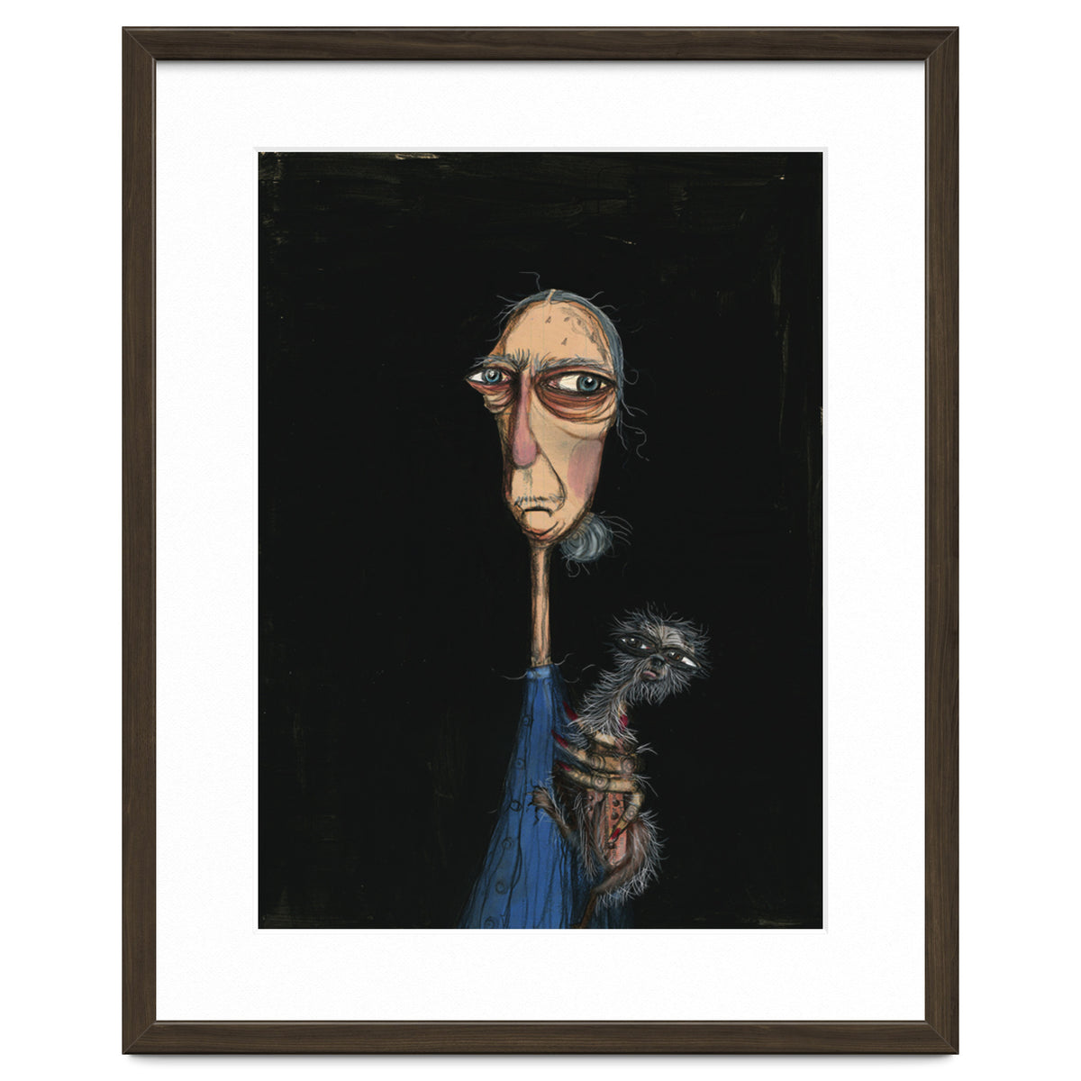 Woman Holding A Chihuahua